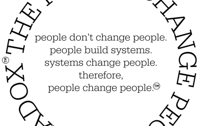 The People Change People Paradox™:  How environments make individual change possible, scalable, and self-reinforcing.